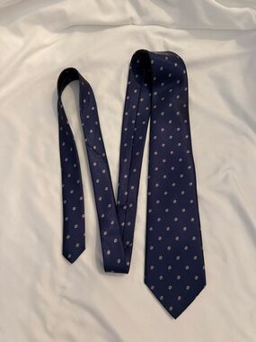 Vintage Egon Von Furstenberg Geometric Floral Tie